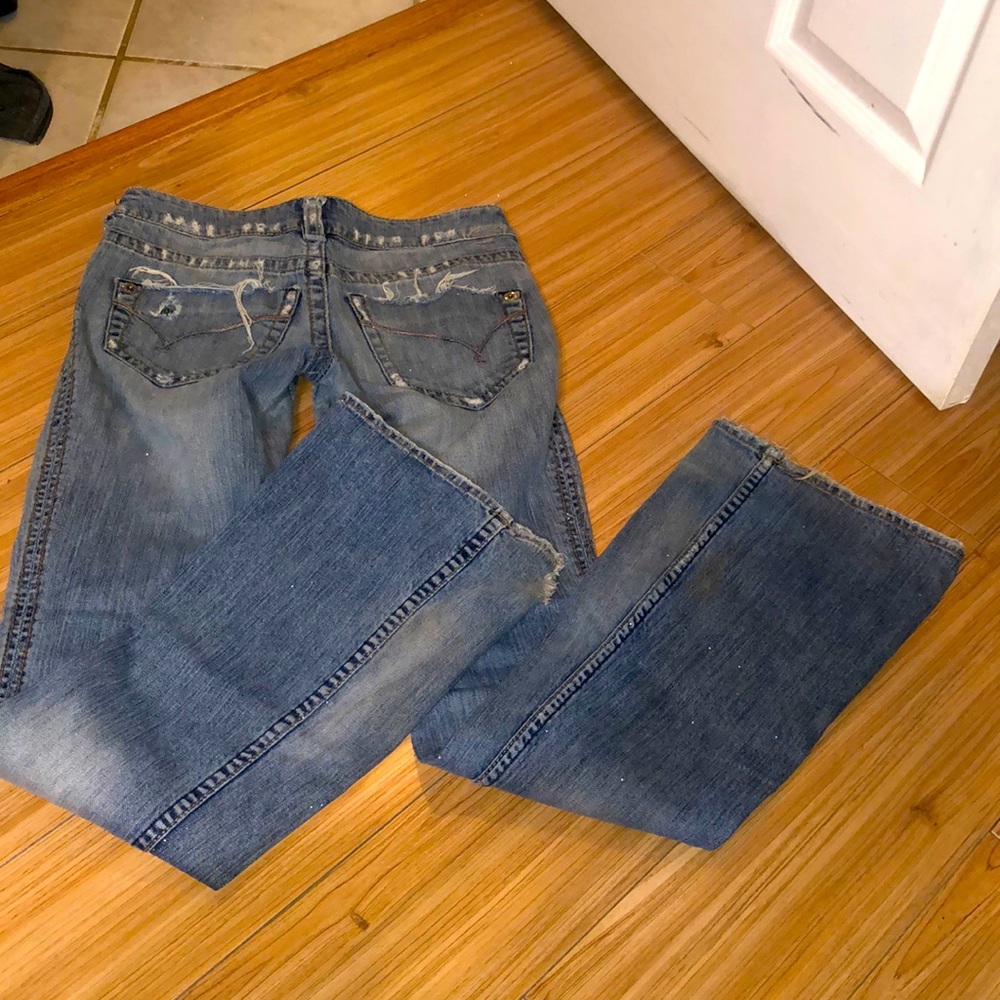 Silver jeans